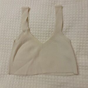 Wilfred Ivory Knit Top